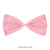 12 Pack Bulk Pink Bow Tie One Size Fits Most with Elastic