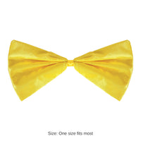 12 Pack Bulk Yellow Bow Tie One Size Fits Most with Elastic