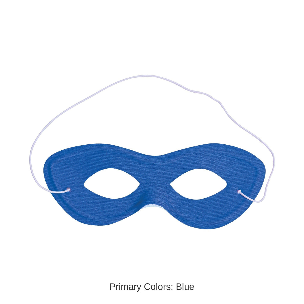12 Pack Bulk Blue Fabric Hero Mask with Elastic Spirit Colors