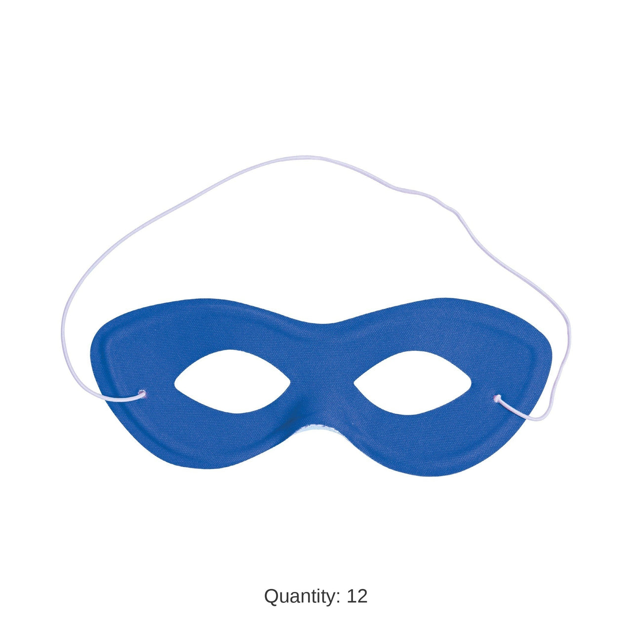 12 Pack Bulk Blue Fabric Hero Mask with Elastic Spirit Colors