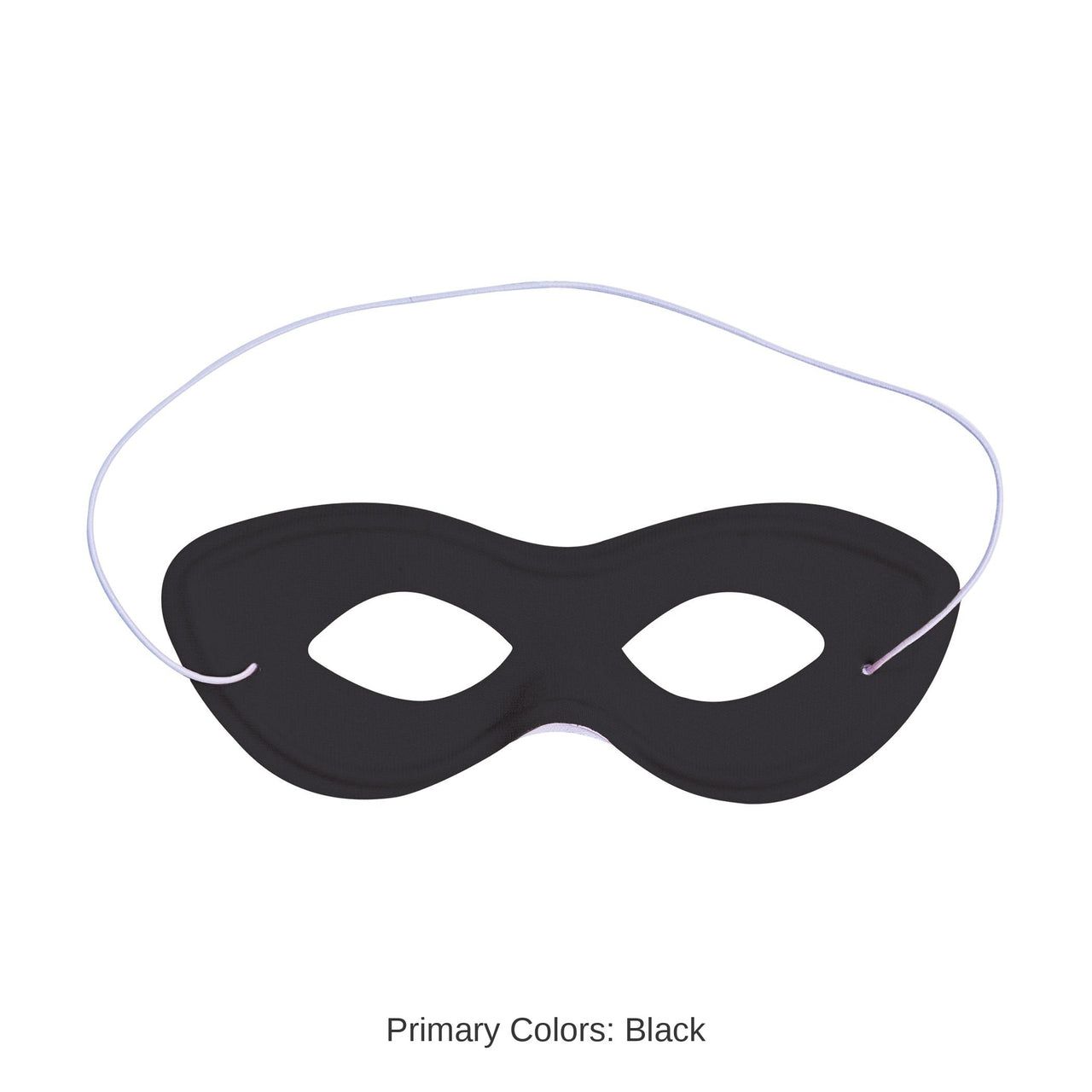 12 Pack Bulk Black Fabric Hero Mask Spirit Colors & Halloween Fun