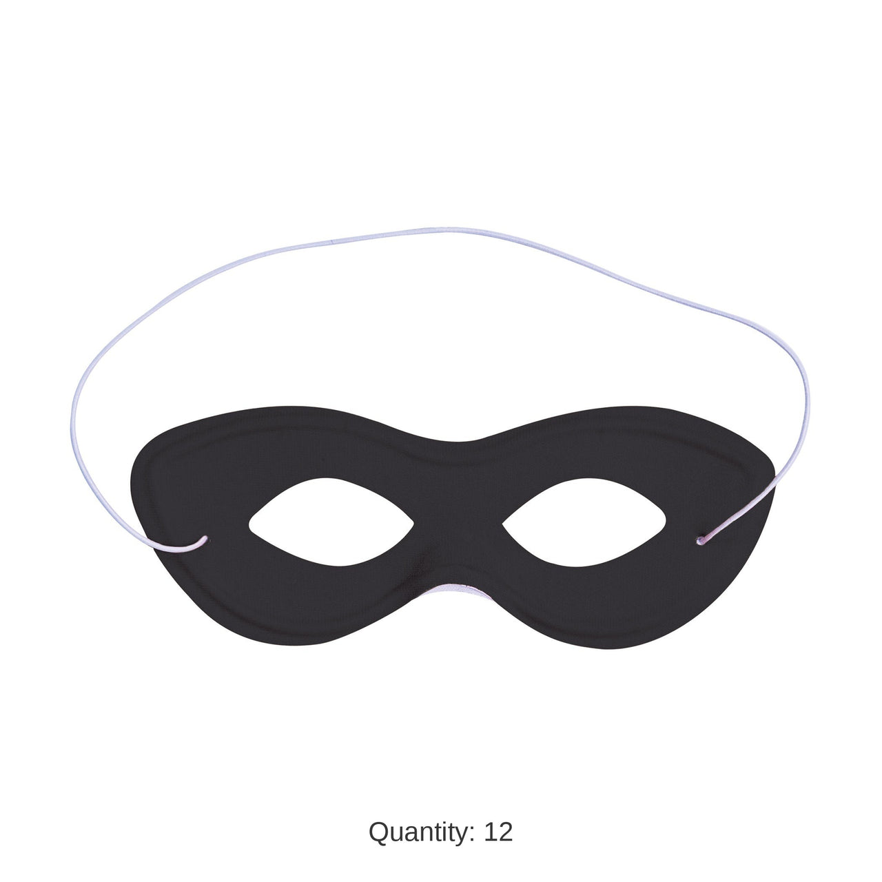 12 Pack Bulk Black Fabric Hero Mask Spirit Colors & Halloween Fun