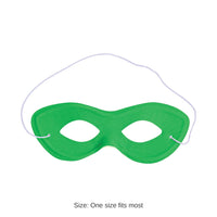 12 Pack Bulk Green Fabric Hero Mask Spirit & Halloween Fun