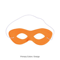 12 Pack Bulk Orange Fabric Hero Mask Spirit & Halloween Fun
