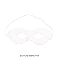 12 Pack Bulk White Fabric Hero Mask Spirit Colors & Halloween Fun