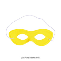 12 Pack Bulk Yellow Fabric Hero Mask Spirit Colors & Halloween