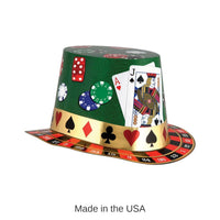 25 Pack Bulk Casino Night Party Hi-Hat