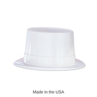 24 Pack Bulk White Plastic Topper