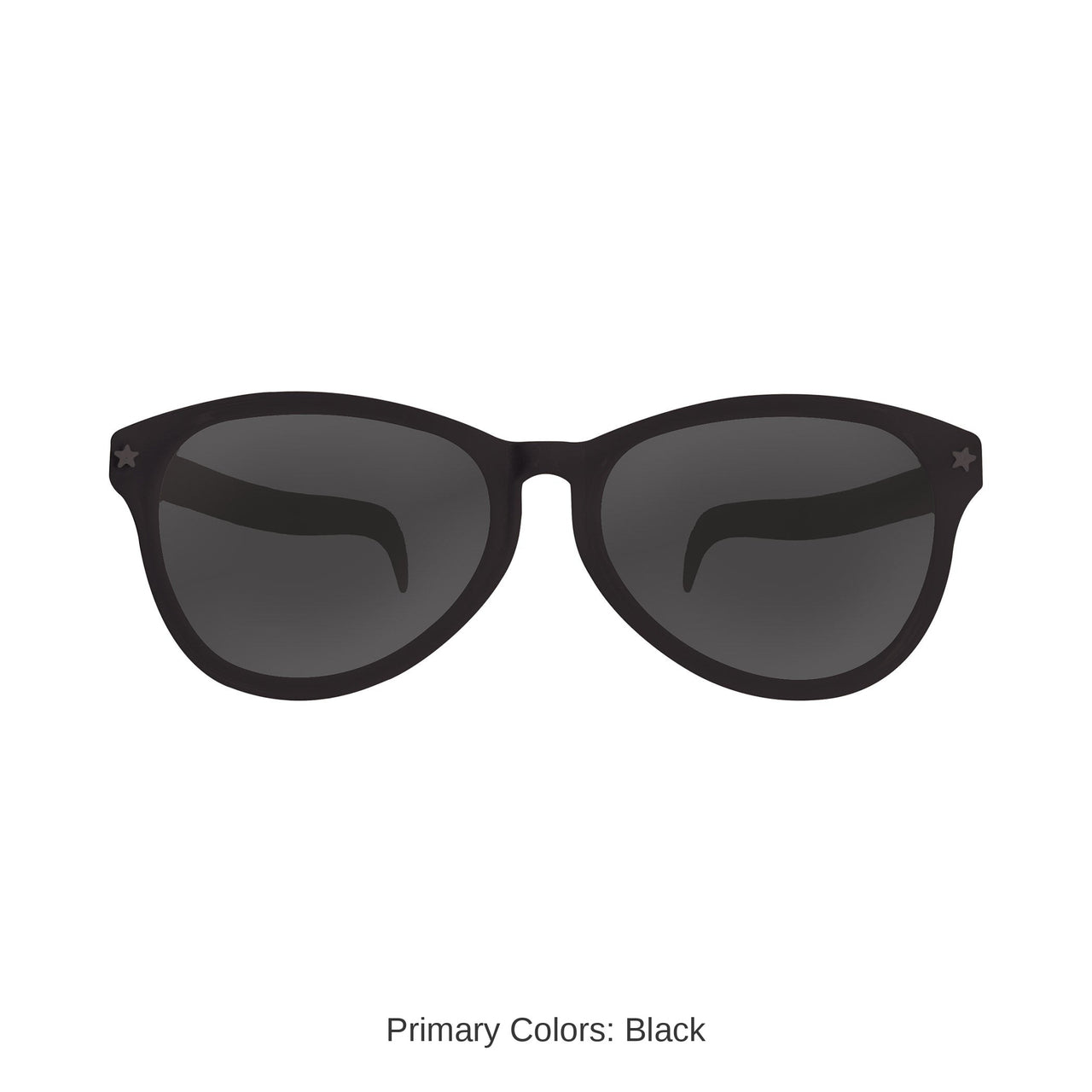12 Pack Bulk Jumbo Black Novelty Glasses One Size Fits Most
