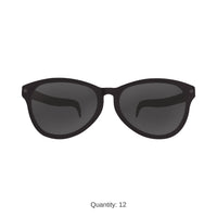 12 Pack Bulk Jumbo Black Novelty Glasses One Size Fits Most