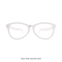 12 Pack Bulk Jumbo White Novelty Glasses One Size Fits Most