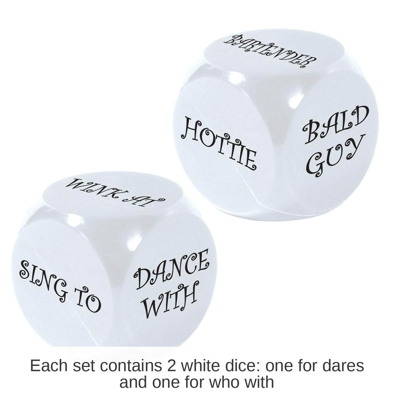 12 Pack Bulk Bachelorette Decision Dice Game
