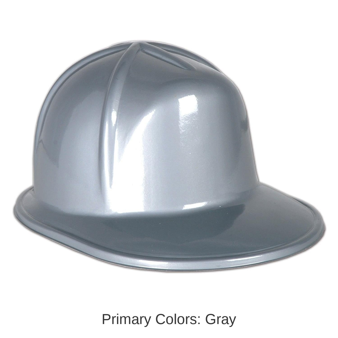 48 Pack Bulk Silver Plastic Costume Construction Helmet