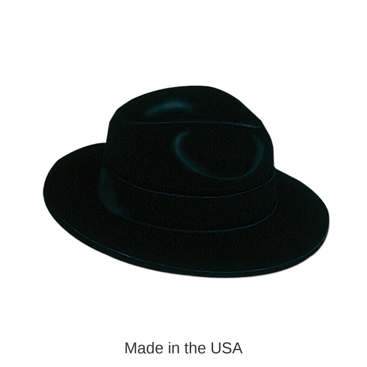 24 Pack Bulk Black Velour Fedora