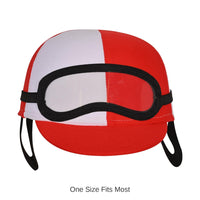 6 Pack Bulk Jockey Costume Helmet red