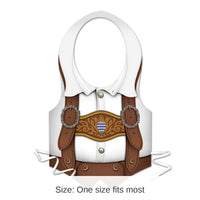 48 Pack Bulk Plastic Oktoberfest Vest