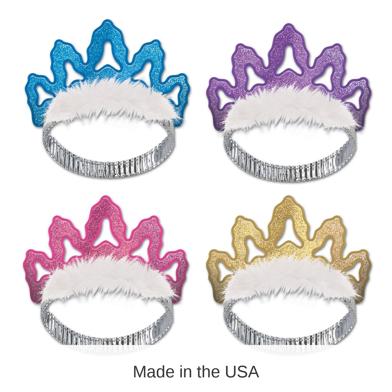 48 Pack Bulk Packaged Coronet Tiaras