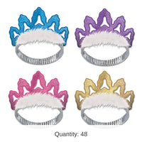 48 Pack Bulk Packaged Coronet Tiaras