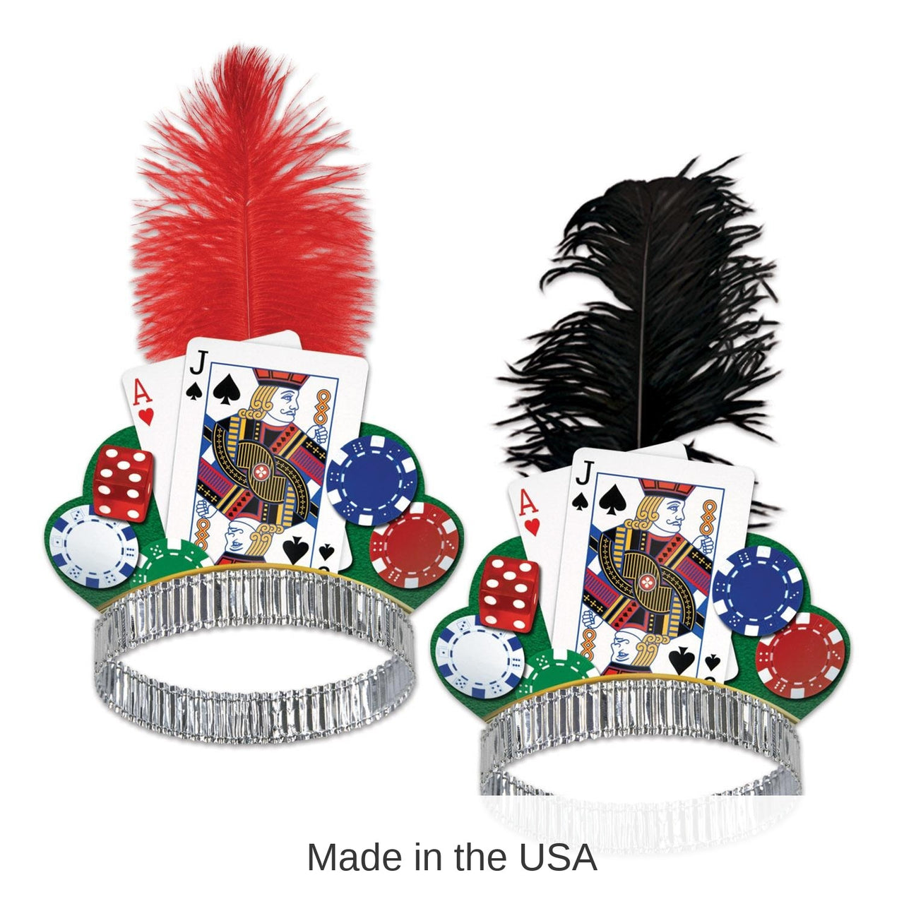 50 Pack Bulk Casino Night Tiara
