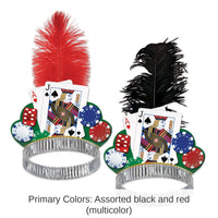 50 Pack Bulk Casino Night Tiara
