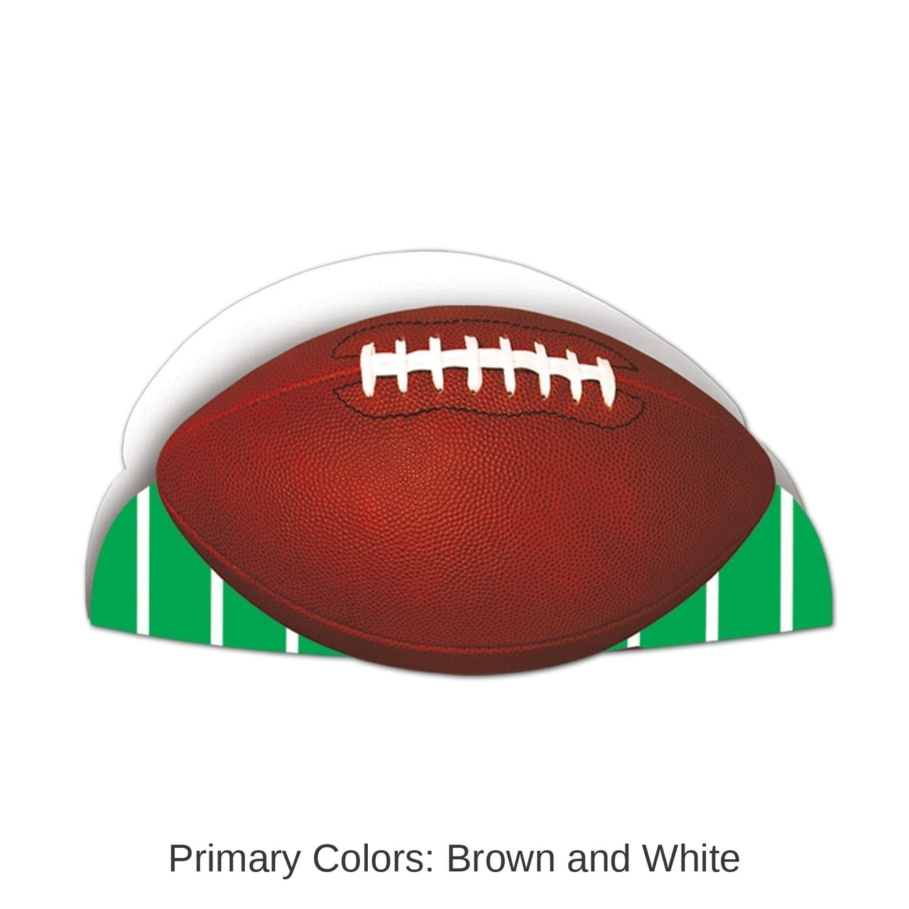 48 Pack Bulk Printed Football Party Hat