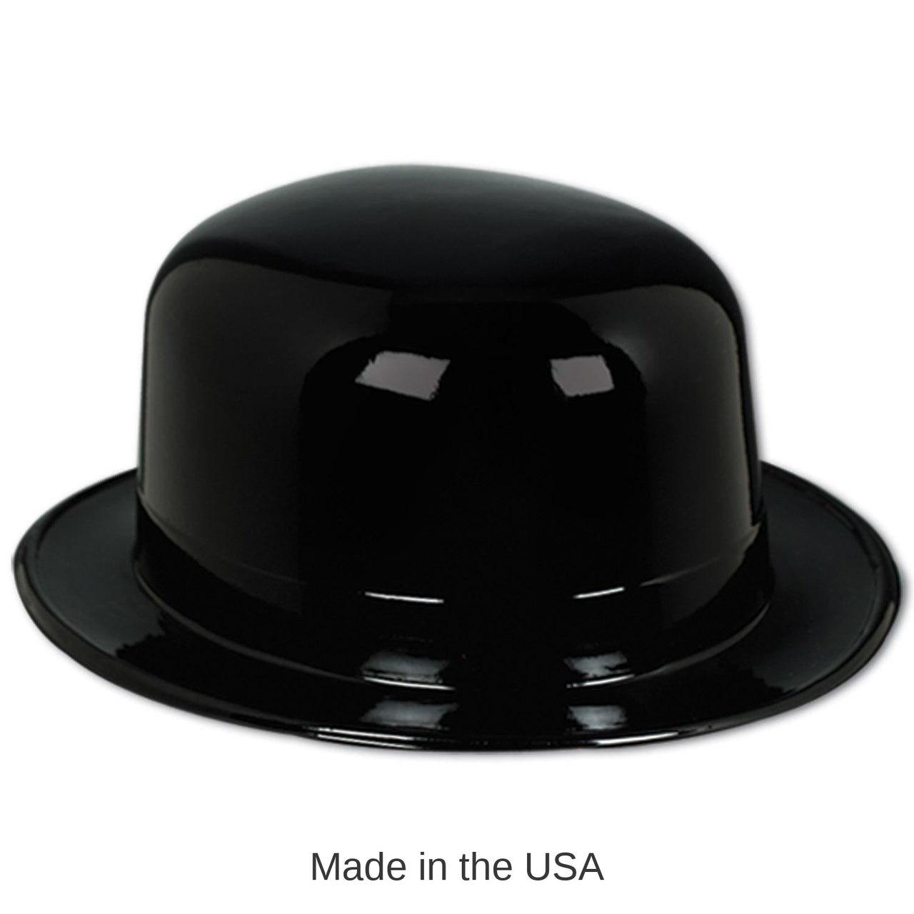 48 Pack Bulk Casino Night Black Plastic Derby