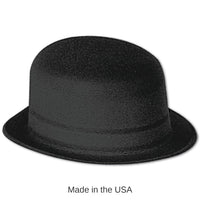 24 Pack Bulk Black Velour Derby