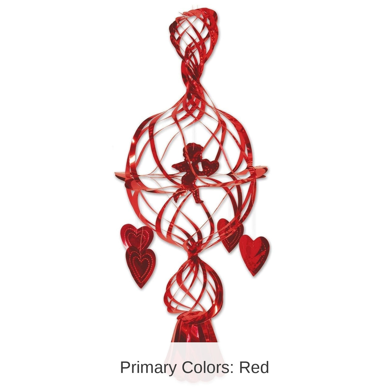 12 Pack Bulk Valentine's Day Metallic Cupid/Heart Set