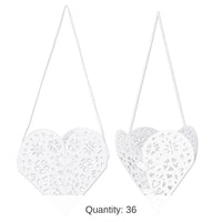 36 Pack Bulk Valentine's Day 3-D Die-Cut Hearts