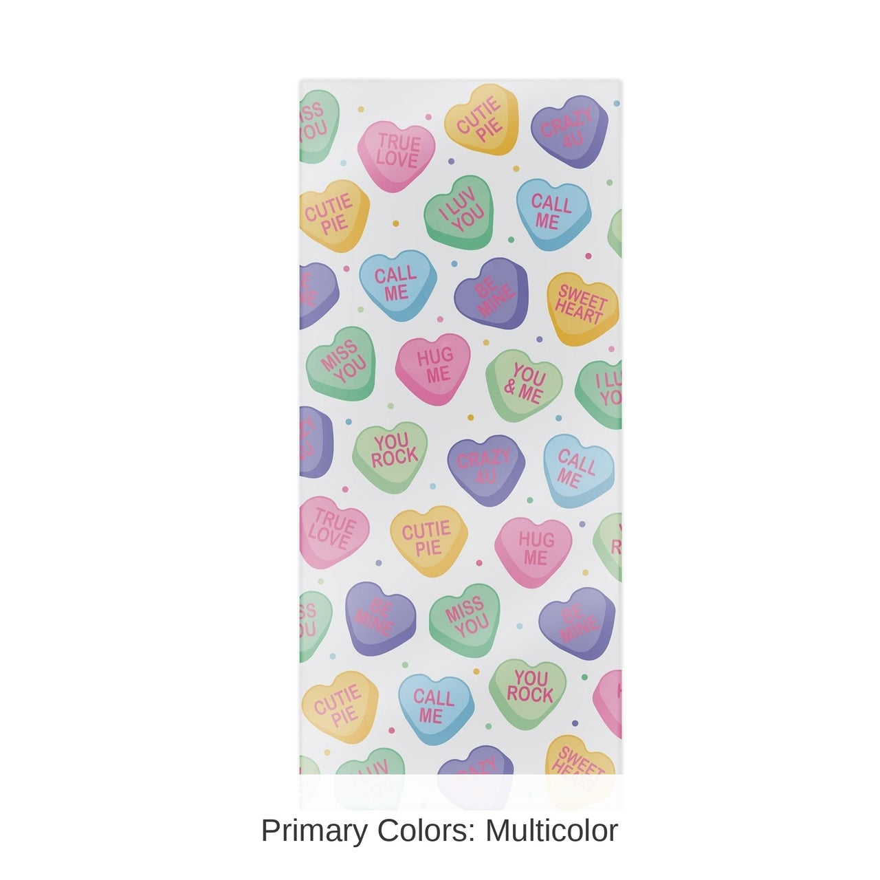 12 Pack Bulk Valentine's Day Candy Heart Cello Bags