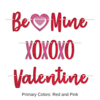 12 Pack Bulk Valentine Streamer Set