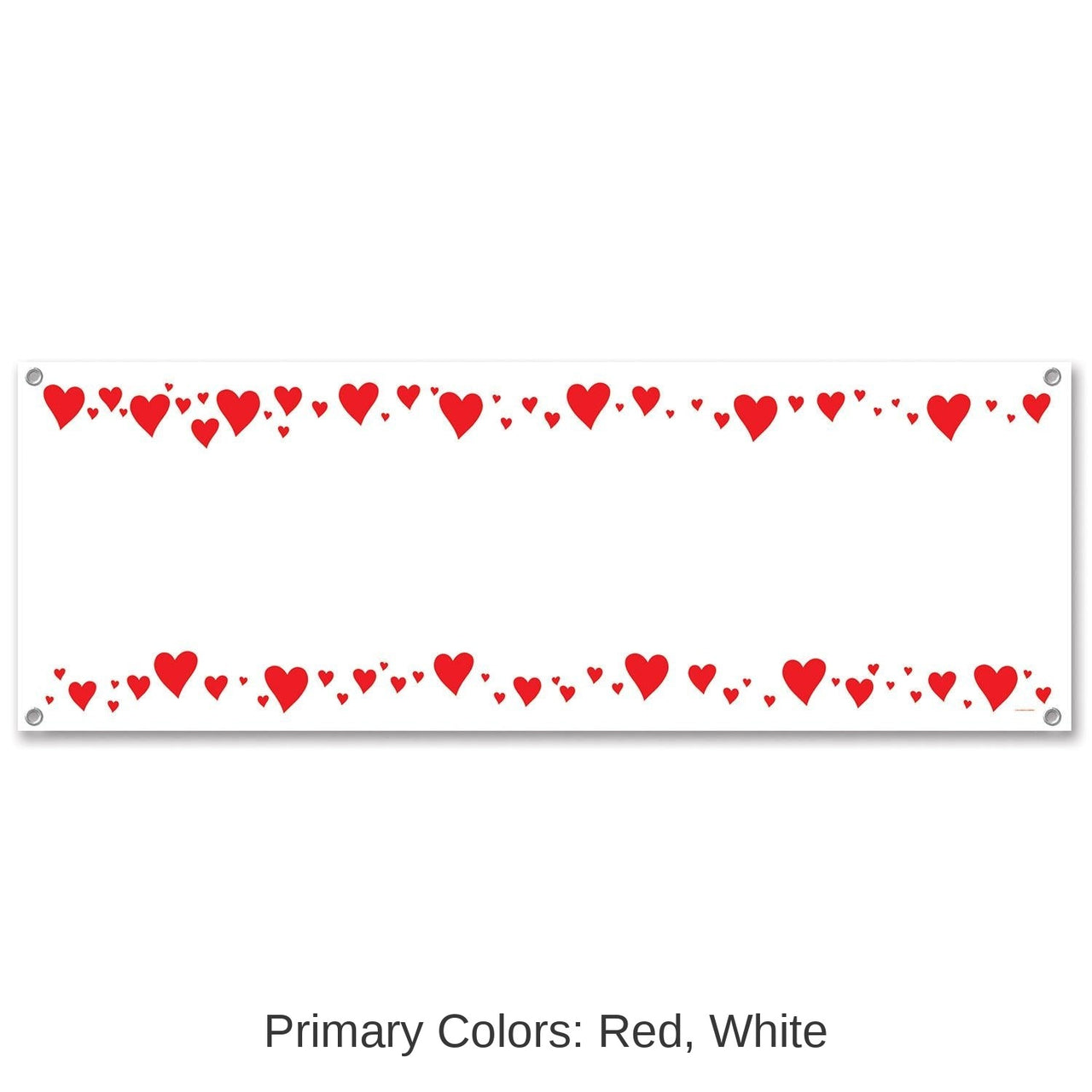 12 Pack Bulk Valentine's Day Hearts Sign Banner