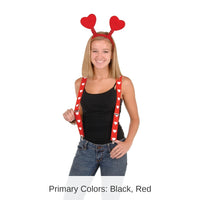 12 Pack Beistle Valentine's Day Heart Suspenders