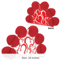 12 Pack Bulk Valentine 2-Sided Centerpiece