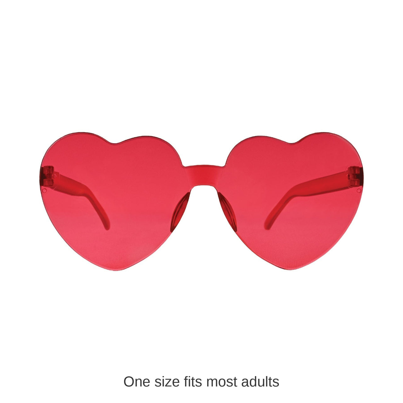12 Pack Bulk Heart Glasses