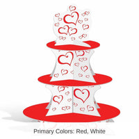 12 Pack Bulk Valentine Cupcake Stand