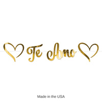 12 Pack Bulk Foil Te Amo Streamer