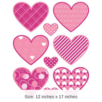 108 Pack Bulk Valentine's Day Clings