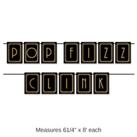 12 Pack Bulk New Year's Eve Pop - Fizz - Clink Streamer