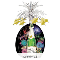12 Pack Bulk Happy New Year Centerpiece