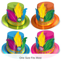 25 Pack Beistle New Year's Eve Rio Hi-Hats