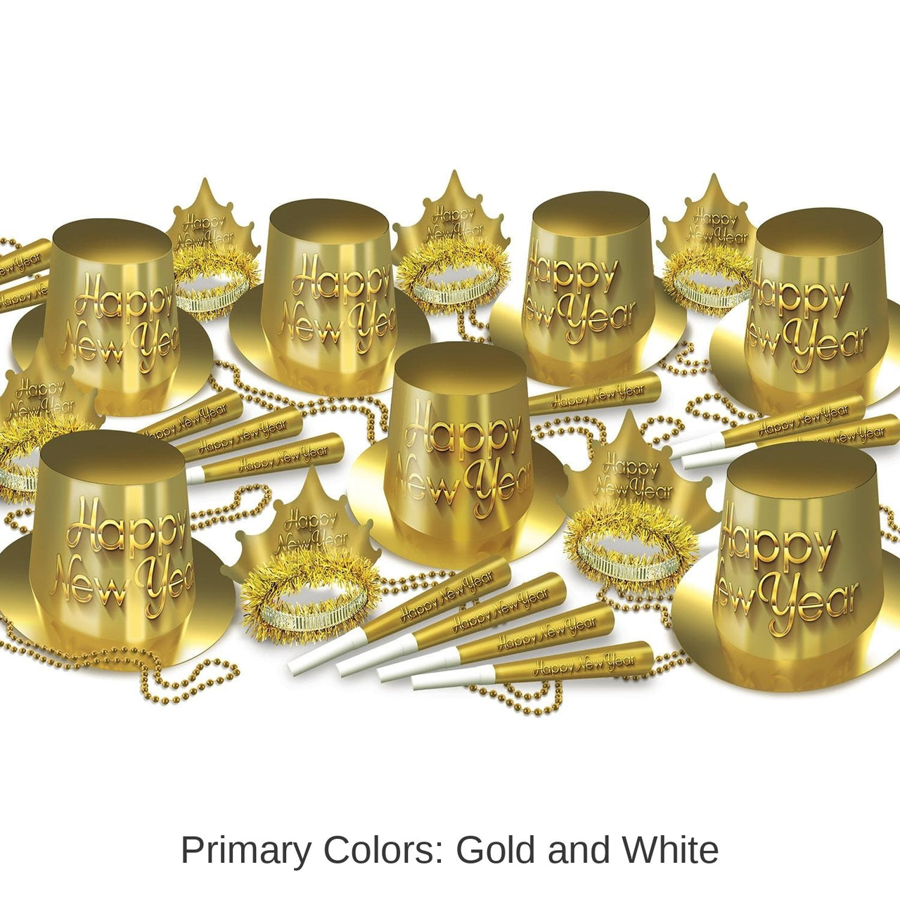 Golden New Year Party Kit for 50