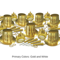 Golden New Year Party Kit for 50