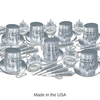 Silver New Year Party Kit for 50