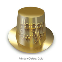 25 Pack Bulk Golden New Year Hi-Hat