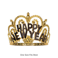 12 Pack Bulk Plastic Happy New Year Tiara