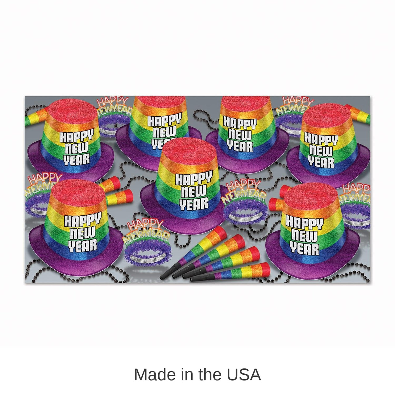 Pride New Year's Eve Party Kit for 50 People