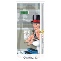 12 Pack Bulk Happy New Year Restroom Door Cover