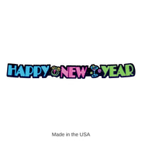 12 Pack Bulk Neon Happy New Year Streamer