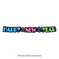12 Pack Bulk Neon Happy New Year Streamer